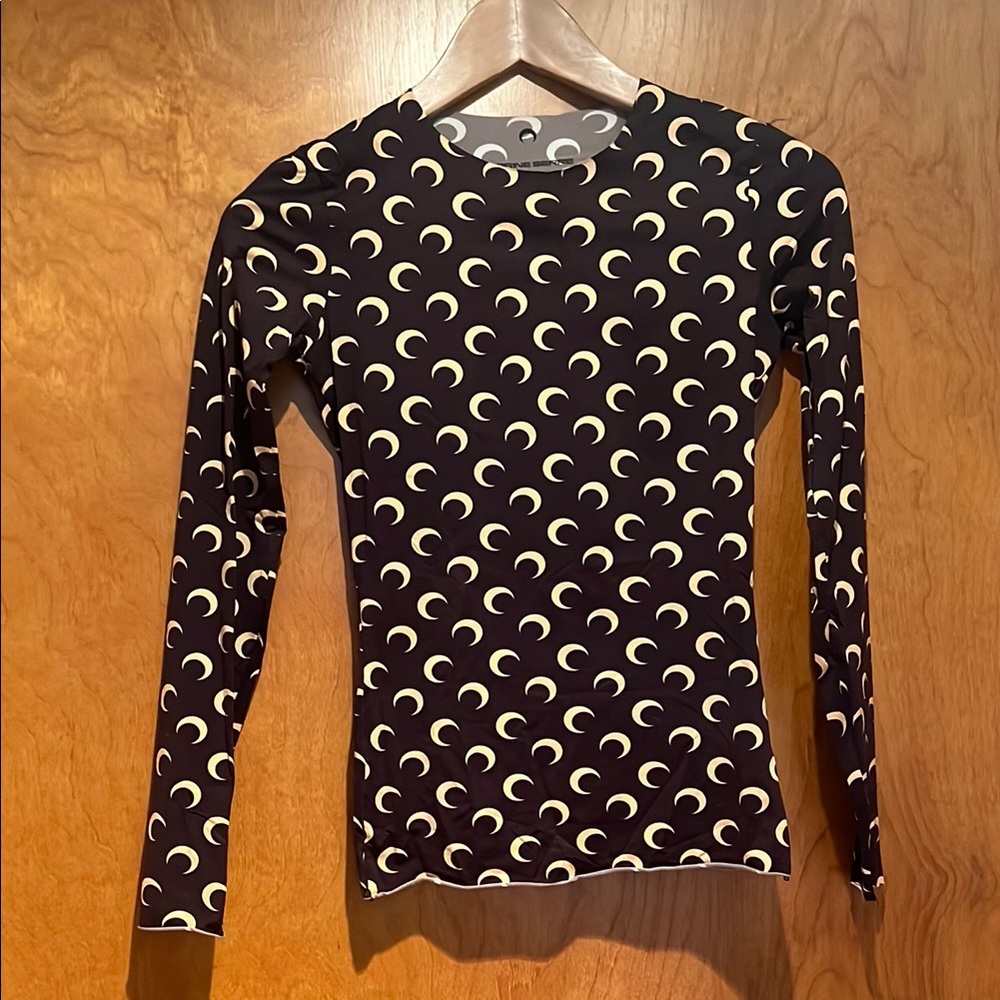 Marine Serre Moon Long Sleeve Top